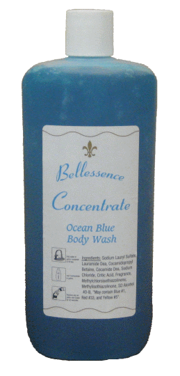 Bellessence Ocean Blue Body & Hair Concentrate <br> 20 Oz. Bottle