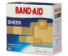 Band-Aid Sheer Adhesive Bandages <br>80Ct.